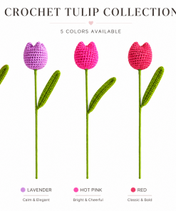 Alternative view of Crochet Tulip Flower