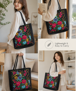 Handcrafted Embroidered Tote Bag