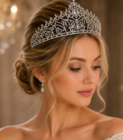 Alternative view of Royal Crystal Tiara -Final Sale