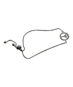 Bracelet- Peace sign with pull cord