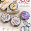 Butterfly Crystal Compact Mirror Collection-Final Sale