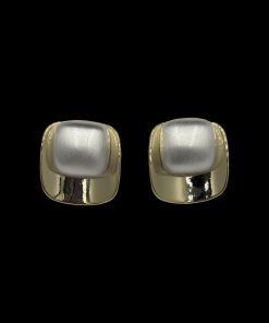 Earring  Gold and white 6930