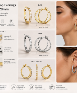 Earring Hoops size 0806 Color Option