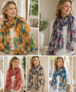 Watercolor Breeze Sheer Scarf Collection