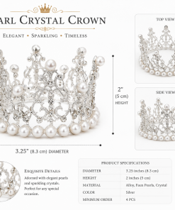 Pearl Crystal Crown