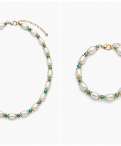 Ocean Breeze Freshwater Pearl & Turquoise
