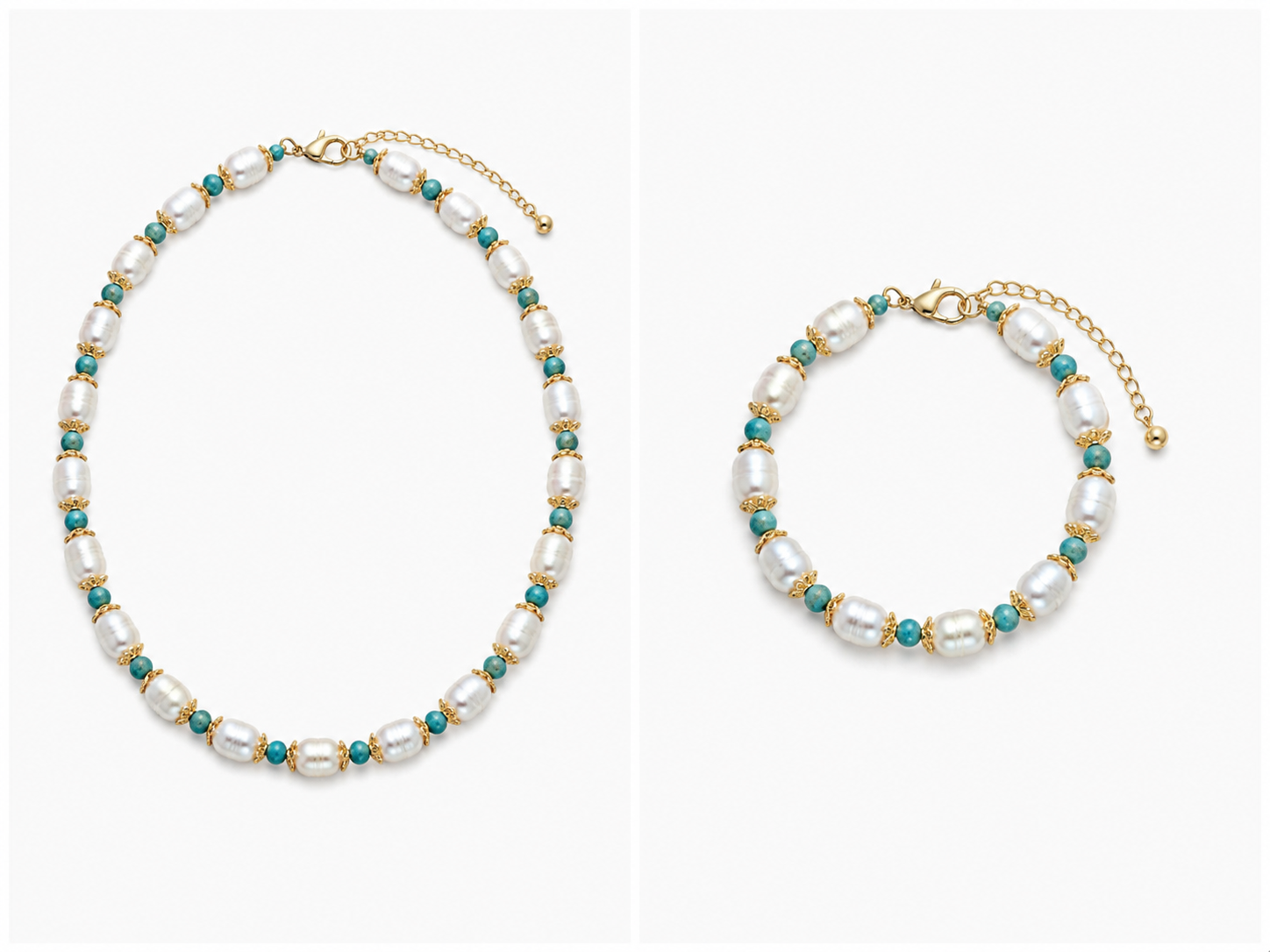 Ocean Breeze Freshwater Pearl & Turquoise