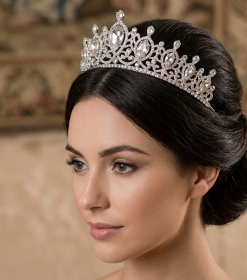 Royal Crystal Tiara -Final Sale - Image 3