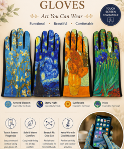 Touchscreen Art Print gloves