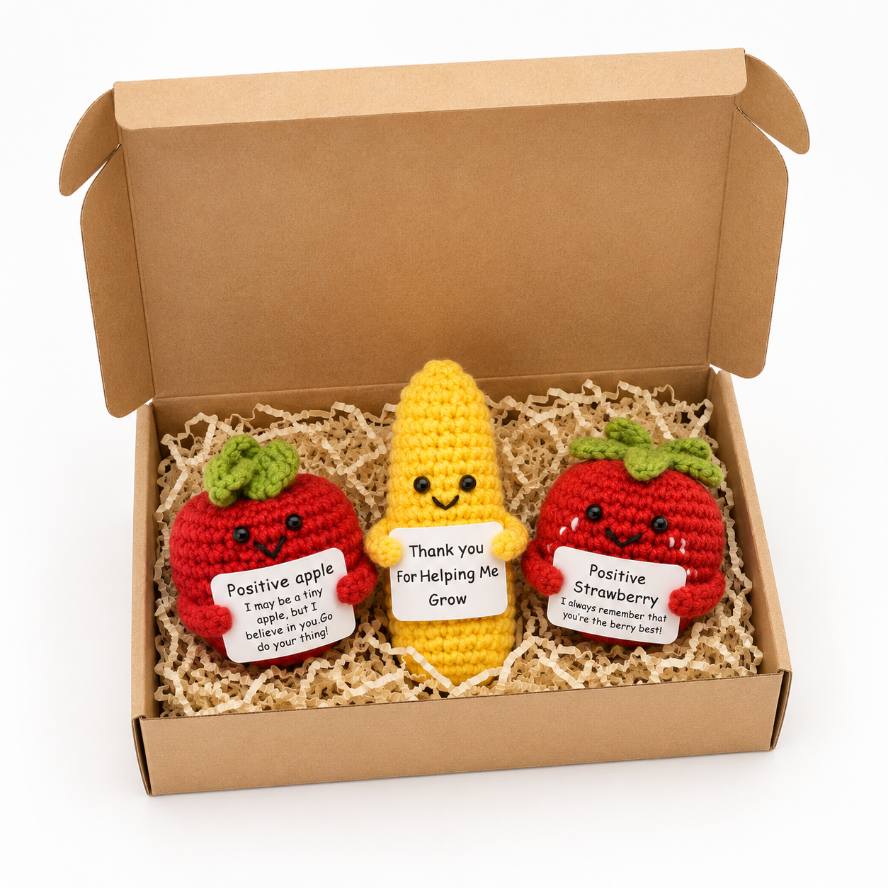 Positive Crochet Friends Gift Box-Set of 3