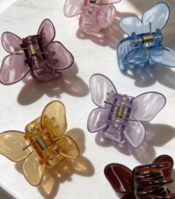 Alternative view of Hair clip  Bright colour  24pcs-Final Sale