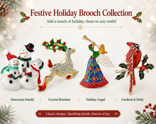 Christmas Brooch Collection