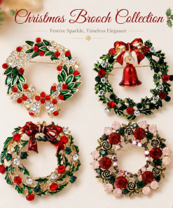 Brooch-Christmas-Wreath