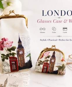 London Glasses Case & Wallet