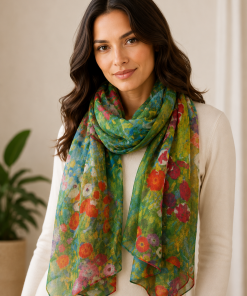 Impressionist Garden Scarf