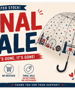 Clear London Memories Umbrella