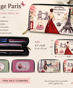 Alternative view of Vintage Paris Zip Around Wallet