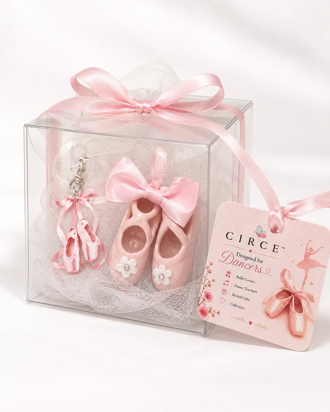 Porcelain Ballet Slippers Gift Box Set