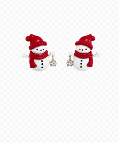 Earring Snowman Stud