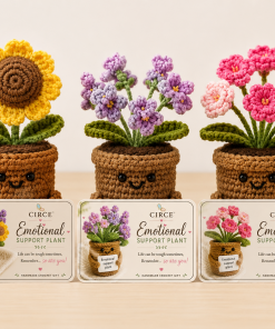 Crochet Emotional Support Flower Pot