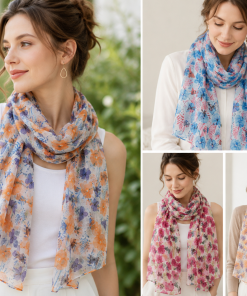 Butterfly Blossom Lightweight Scarf
