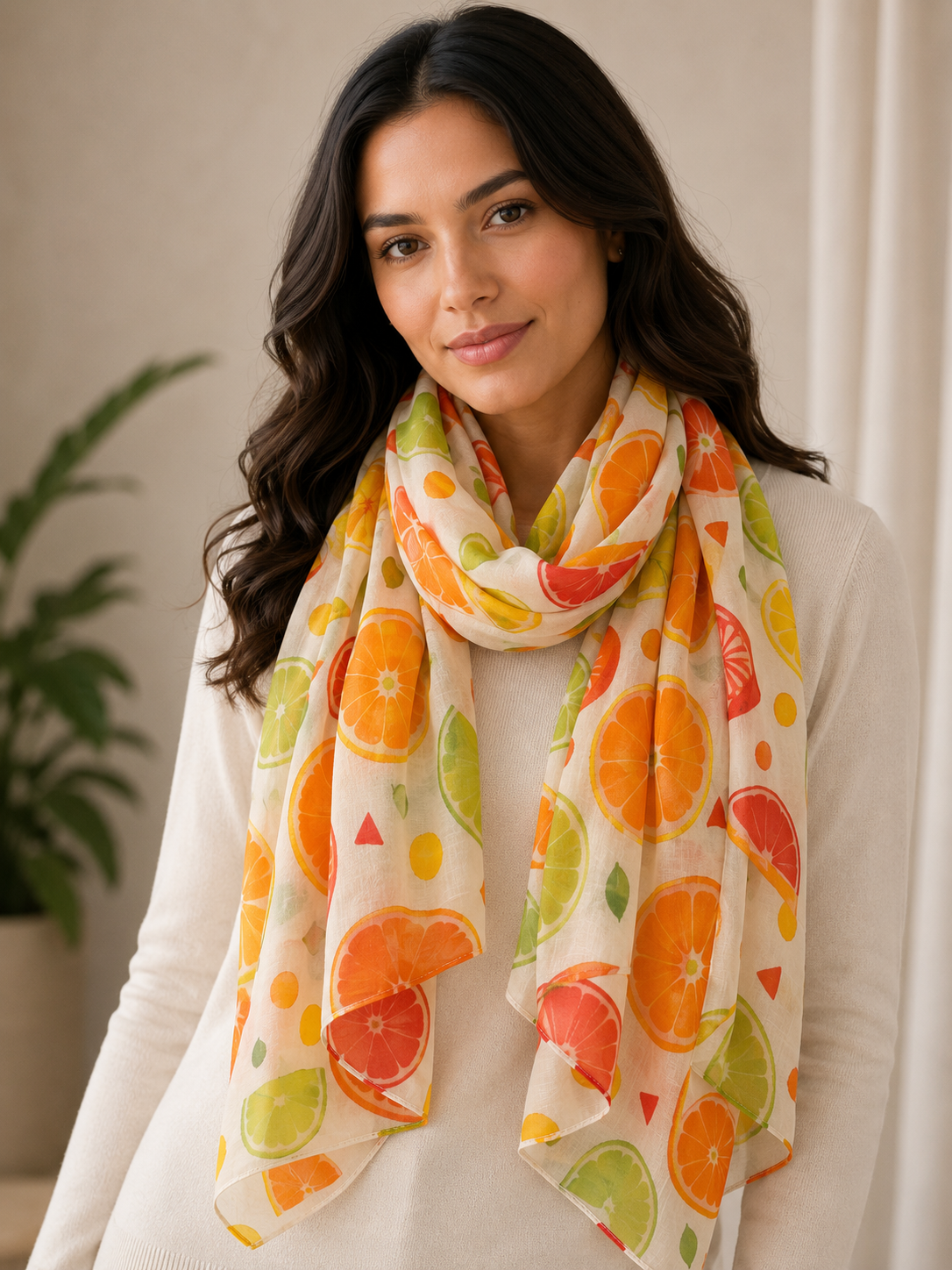 Citrus Splash Scarf