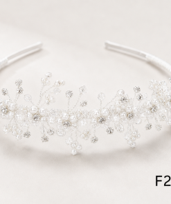Handcrafted Soft Pearl Blossom Headband