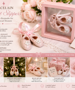 Porcelain Ballet Slippers Keepsake