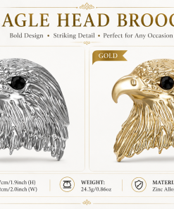 Brooch-Eagle-Solid