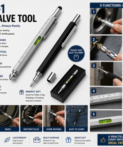 5-in-1 Tire Valve Tool