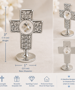 Crystal Cross Tabletop Keepsake