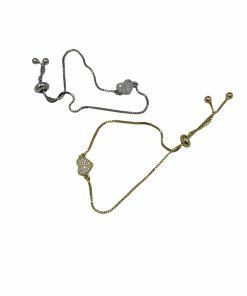 Bracelet heart small 8421 Color Gold