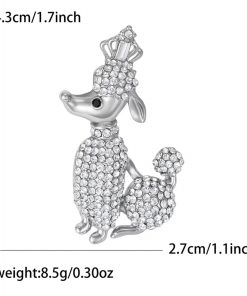 Brooch-Poodle Dog