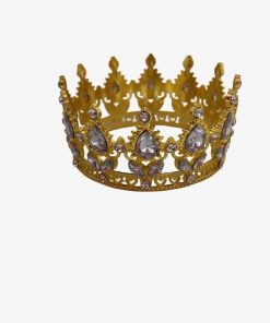 Crown with Rhinestone size 8cmx4.5cm Color Option