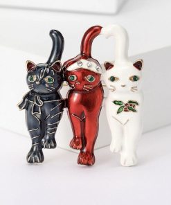 Brooch 3Cats