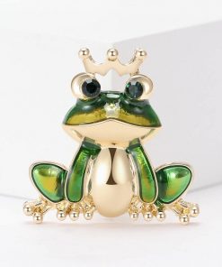 Brooch King Frog
