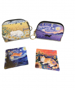 Art Cat Collection Squeeze Coin Purse