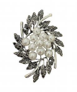 Brooch  Pearls on Bouquet