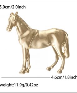 Brooch Horse Zodiac