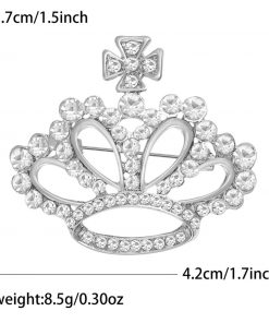 Brooch- Crown with cross