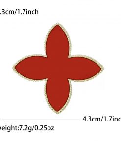 Brooch Simple Clover