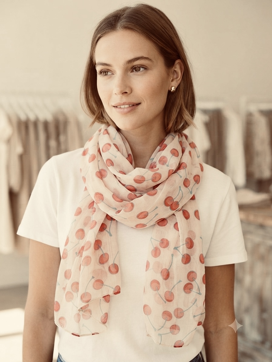 Cherry Blossom Scarf