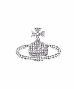 Brooch Crystal ORB shaped