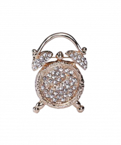 Brooch-Alarm Clock