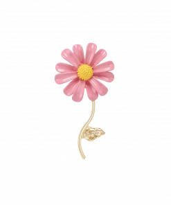 Brooch Sun Flower colourful