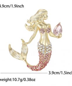 Mermaid Gem Brooch