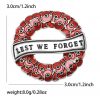 Brooch Poppy Wreath