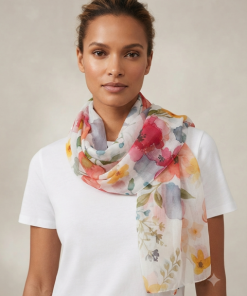 Floral Garden Fashion Scarf