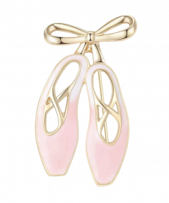 Brooch Pink Ballet Slipper