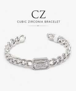 Bracelet  bangle  silver tone